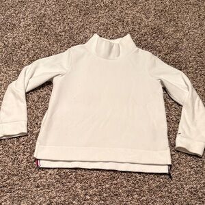 Tommy Hilfiger ladies size medium White Mock Neck fleece Sweater